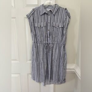 Time and Tru Striped Sleeveless Dress Sz X-Large (16-18)